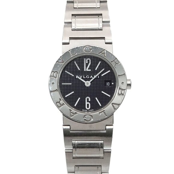 BVLGARI BB26SS Quartz Black Dial Ladies Watch 90287369 - Picture 1 of 6